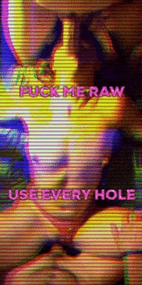 She wanted to be used. The rest didn't matter. She was worthless without a cock in her and she knew it.