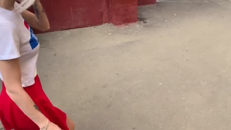 Sexy blowjob from blonde (freya stein)