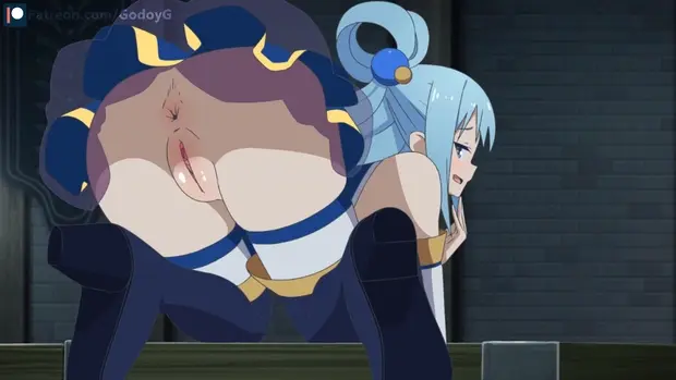 ass aqua konosuba