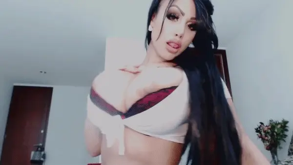 Rubbing those tits