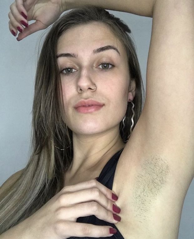 armpit stubble