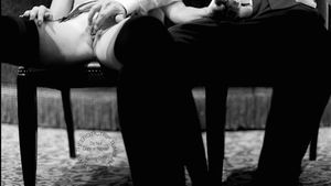 Getting each other off at the boring party