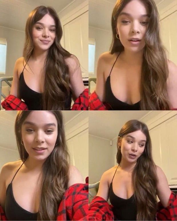 Hailee Steinfeld Braless beauty