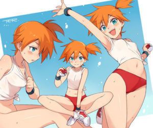Misty in red