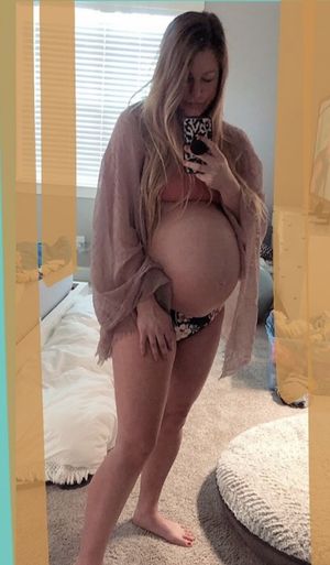 Horny pregnant neighbor