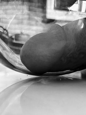 My cockhead Inna wine glass.