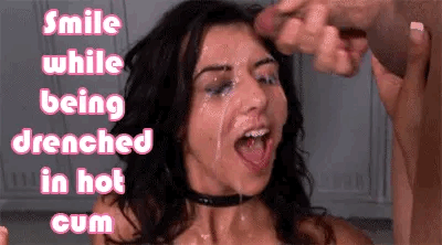 Smile When Being Drenched In Hot Cum