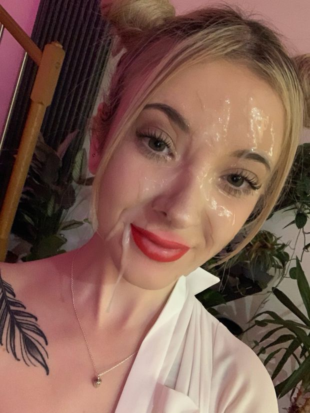 slutty cum face