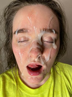 cum painted face