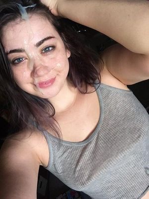 What a cute teen cumslut