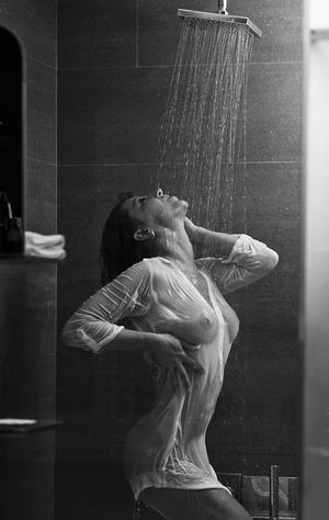 Step into the shower