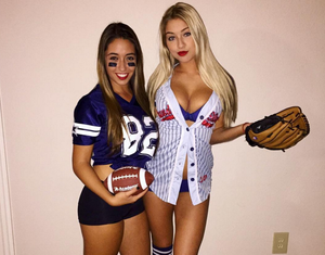 Daddy if you switch from Football to the baseball game I am going to go do my homework. Stacy will watch with you... click