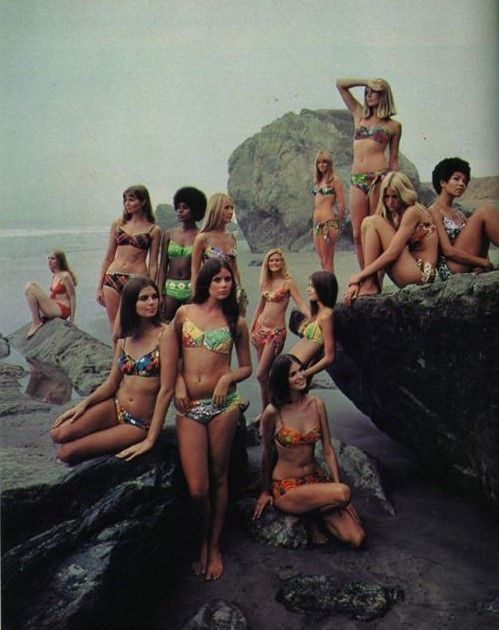 vintage california bikinis