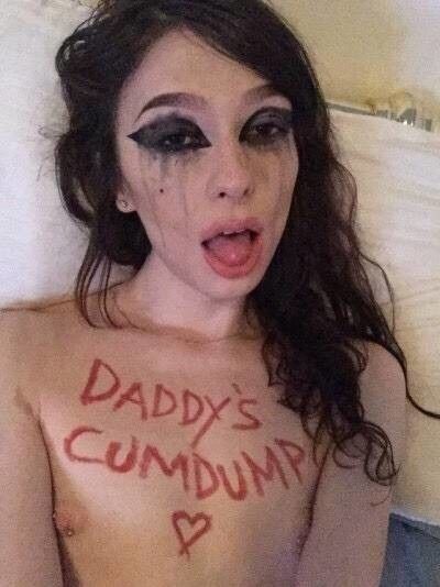 Cum dumpster in training