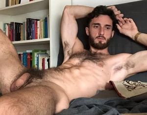 hairy male