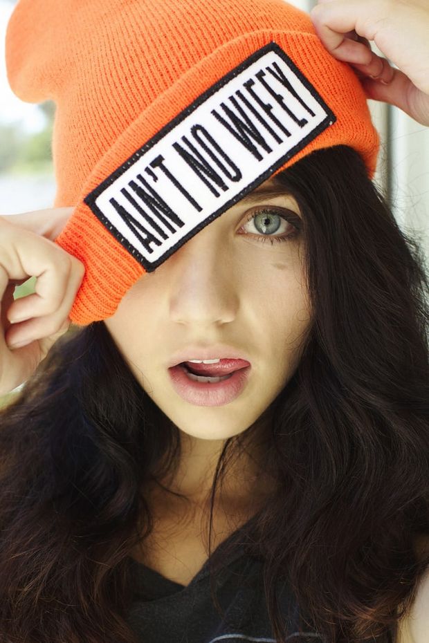 Emily Rudd Tongue Out