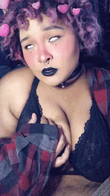 Black big tits ahegao slut