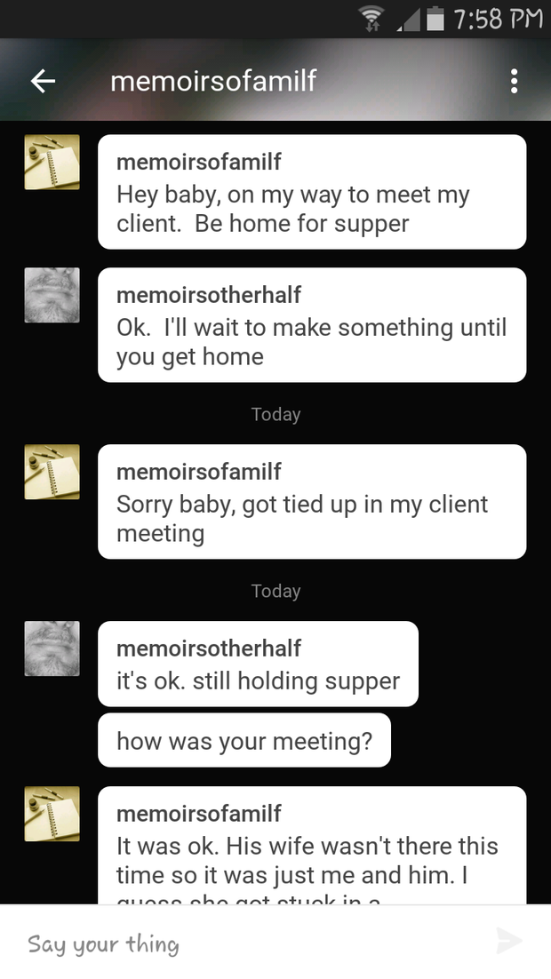 Wife/GF Texting C1