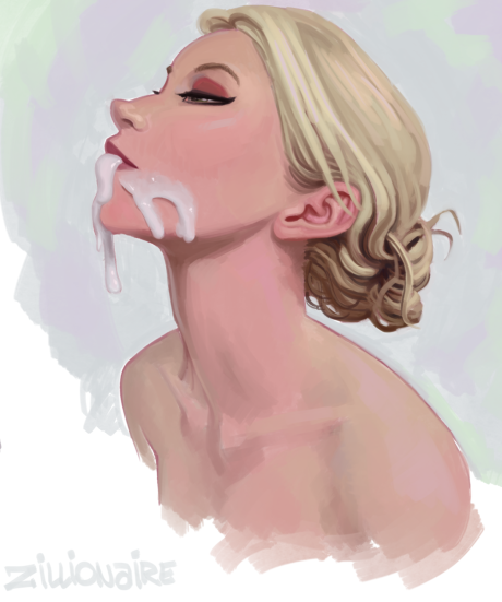 Elsa gets a mouthful