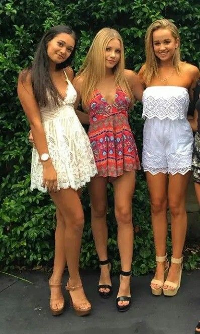 A few naughty teens