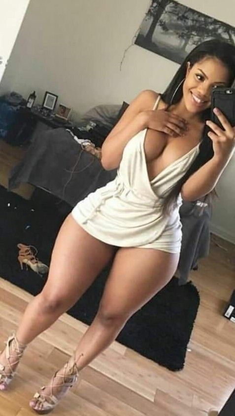 Beautiful black chick self shot