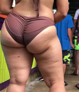 LARGE PHAT ASS FAT BIKINI
