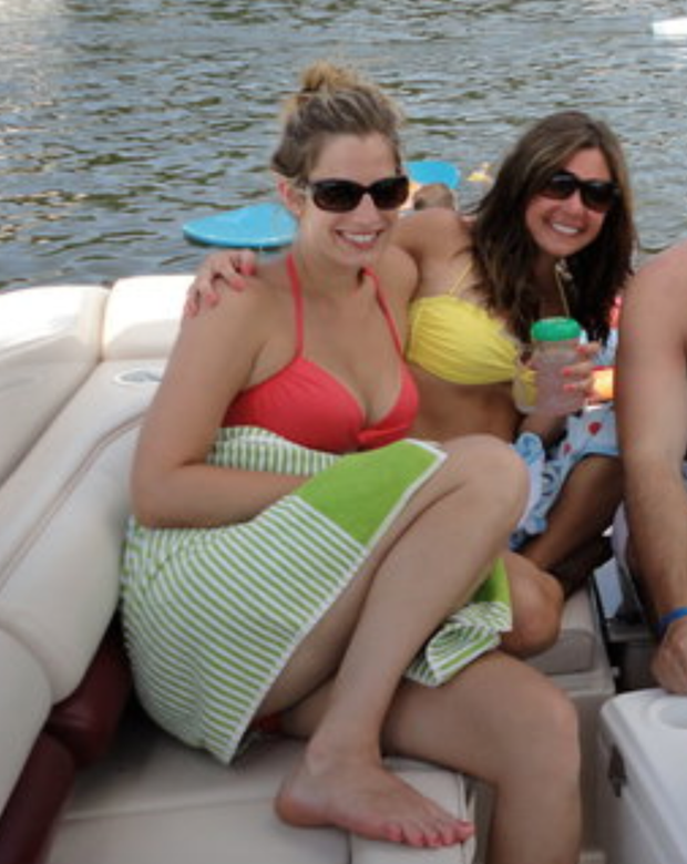 Wife on boat