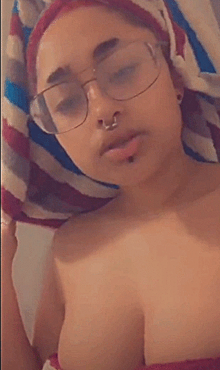 My friend in a towel