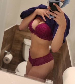 nurse showing off her bra and panties