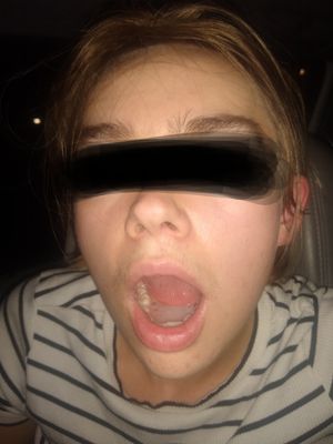 Kitten savoring my cum after fucking their throat in a parking lot