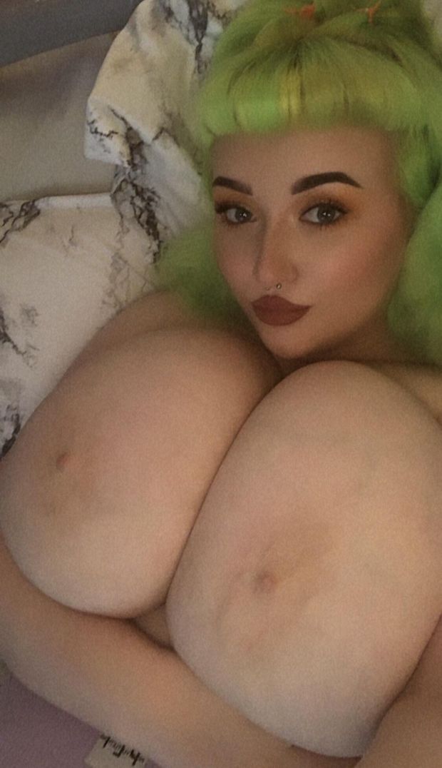 Chubby with Green Hair