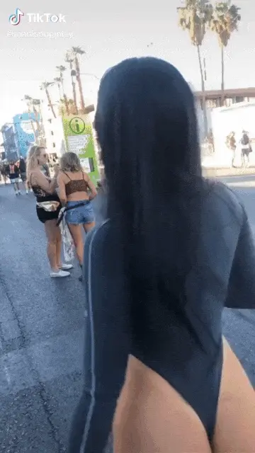 Ass in a bodysuit