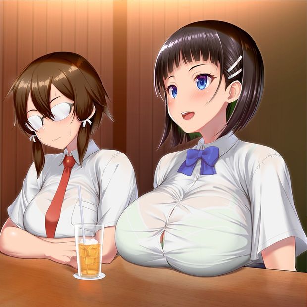 kirigaya suguha and asada shino (