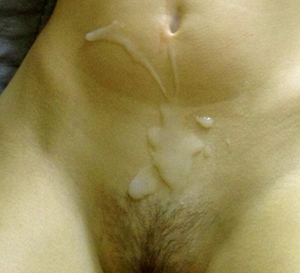 Amateur Cum on Belly