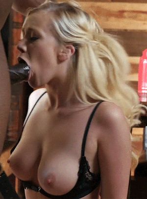 Trying to suck that BBC off