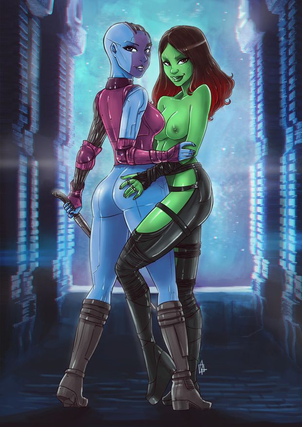 Gamora and nebula