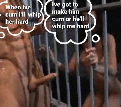Hot female inmate tries to  subdue the cruel Jailer
