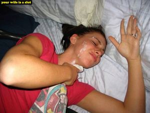 Unload on your slutwife's face