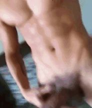 Hunk Teases and Strokes Massive Cock