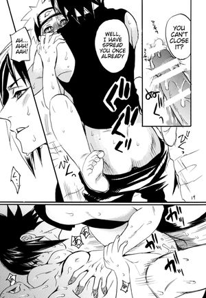 Naruto embrace's sasuke from underneath him