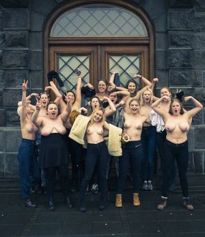 When you teach women showing your tits is empowering. Free the nipple and FEMEN protests in Iceland