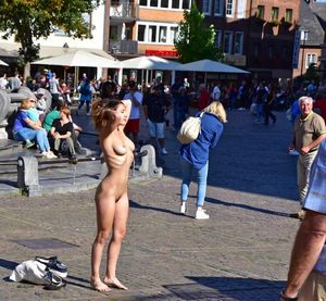 Normalizing public nudity. Such a nice gift for these men