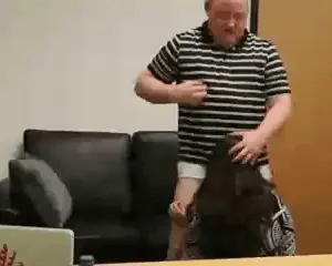Secretary is sent to boss's house for collecting the papers he forgot to take and his father was waiting there