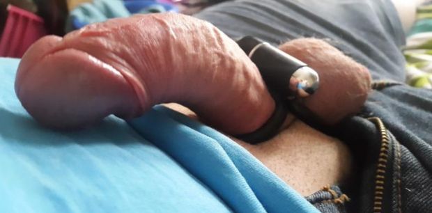 Vibrating cock ring got me rock hard!