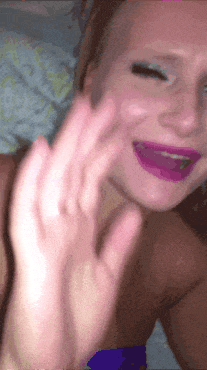 She was shy on camera until she saw a dick