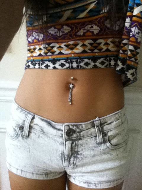 Pierced jeans