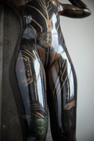 Transparent Latex Catsuits