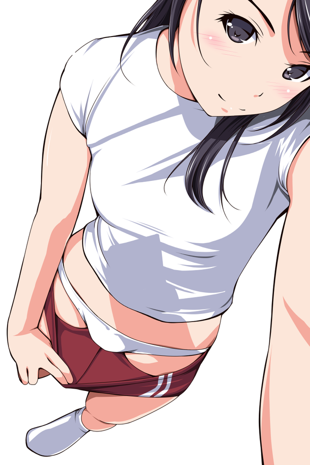Panty reveal, by Matsunaga Kouyou