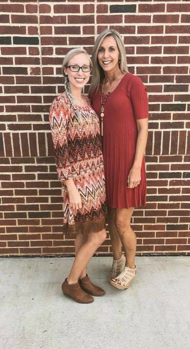 Gorgeous mother daughter