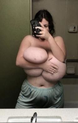 Hot girlfriend cant wait for you to try out her heavy milkers